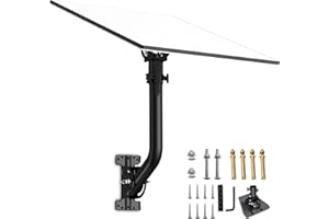 Starlink Gen 3 Standard Wall Mount, Adjustable Tilt 160 Degree for Better Signal, Burbifro Starlink Mounting Kit for Starlink Internet Kit Satellite, Compatible with Starlink Standard Gen3(V3) Dish