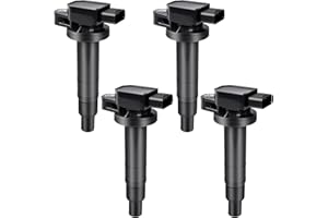 HCHENUP 4pcs Ignition Coil Compatible with Toyota Prius Echo Yaris Scion XA XB 2000 2001 2002 2003 2004 2005 2006 2007 2008 2009 2010 Coil Pack 1.5L Replaces# UF316 90919-02240 UF316T GN10312