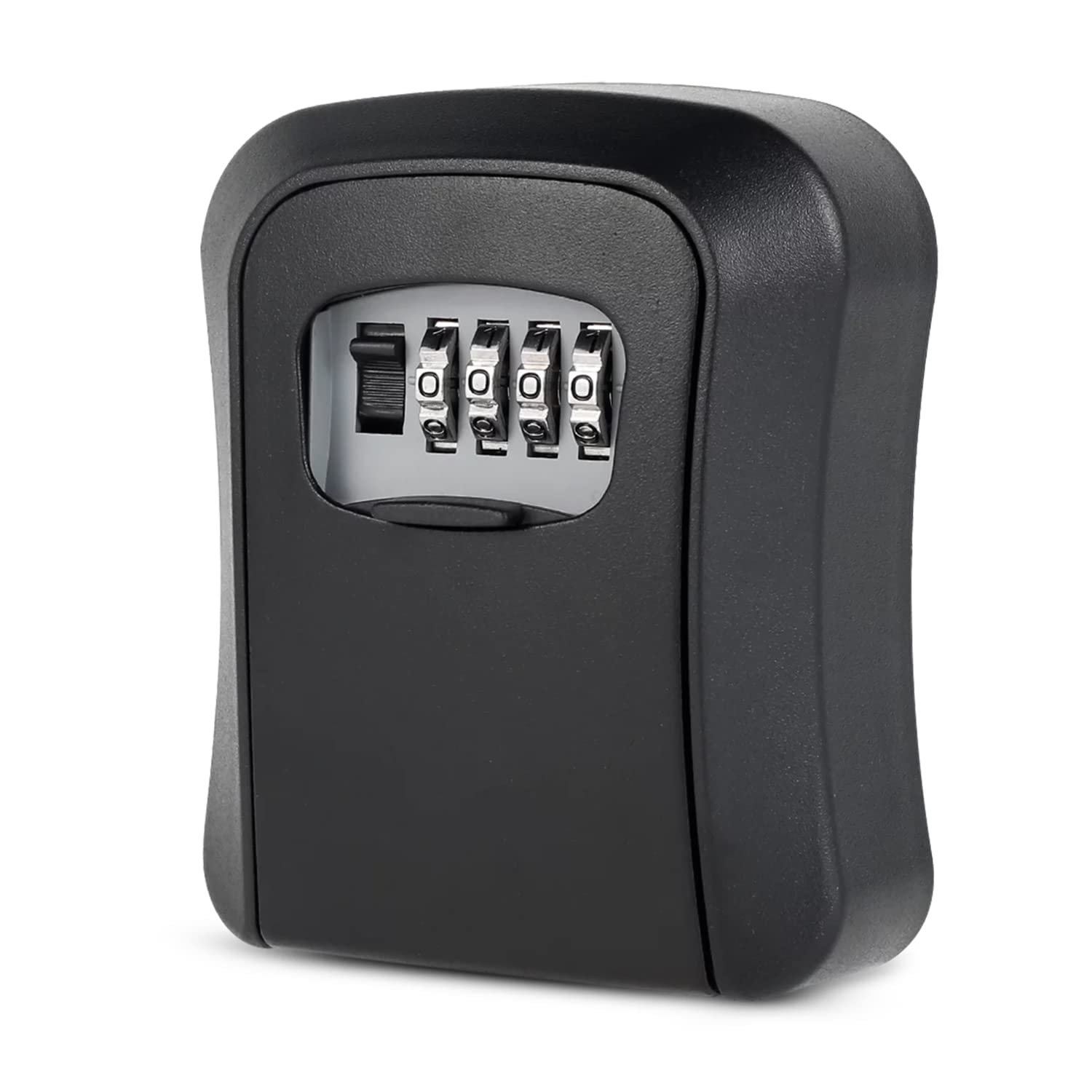 WINSOME Wall Mounted Key Safe Combination Lock Box Resettable 4 Digits Key Box for House Keys Outdoor Security Key Storage Cabinet Waterproof key safe box