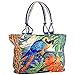 Tropical Jungle Macaw Parrot Oversized Ladies Shoulder Tote Bag