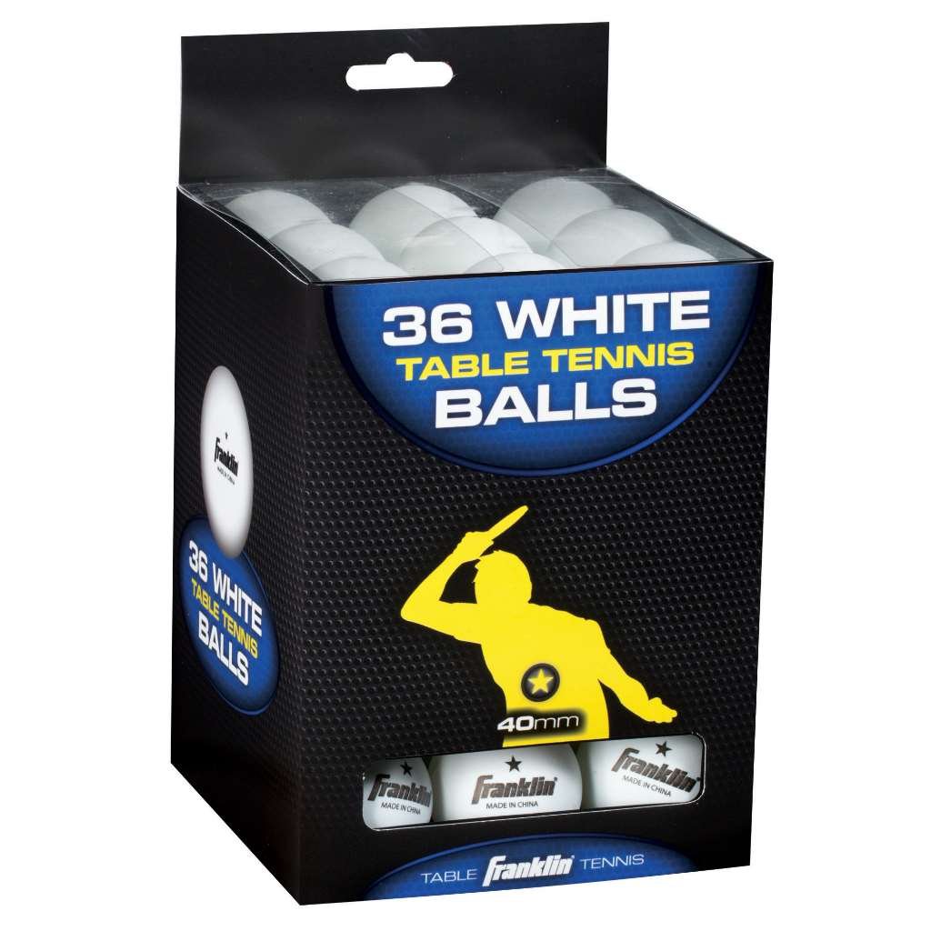 Franklin Sports Table Tennis Balls Official Size and Weight 40mm