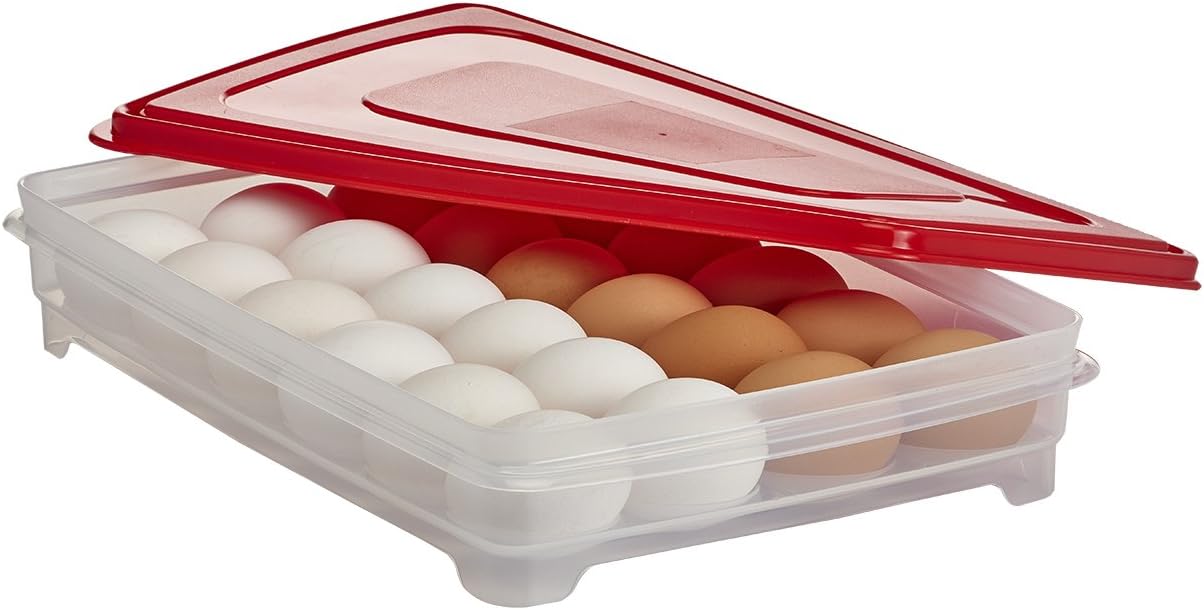 BUDDEEZ, INC JUMBO EGG KEEPER RED, One Size - Image 5