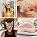 Ayygiftideas New Fashion Plush Rabbit Eye Mask Cute Sleeping Blindfold Eye Cover