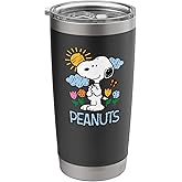 Snoopy Spring Flowers Stainless Steel Insulated Tumbler