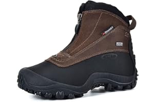 XPETI Men's SnowRider Zipper Waterproof Winter Hiking Boots