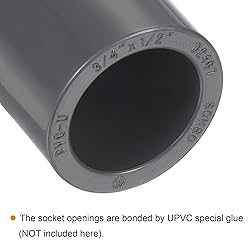 PATIKIL UPVC Reducer Pipe Fitting 3/4" x