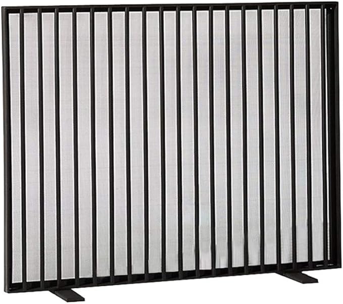 Pantalla Chimenea Puerta de pie con pantalla de chimenea de un solo