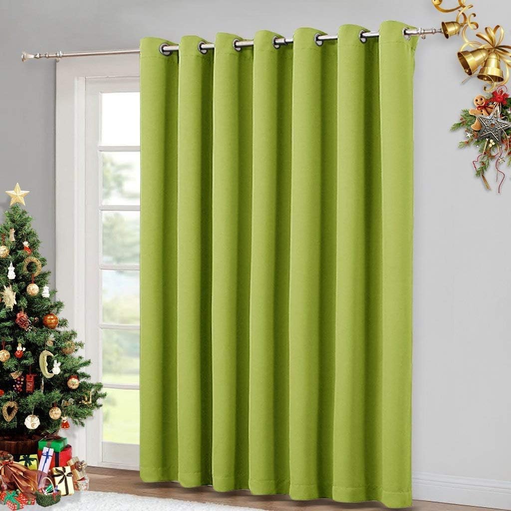 Amazon Com Nicetown Glass Door Curtains For Window Wide Thermal