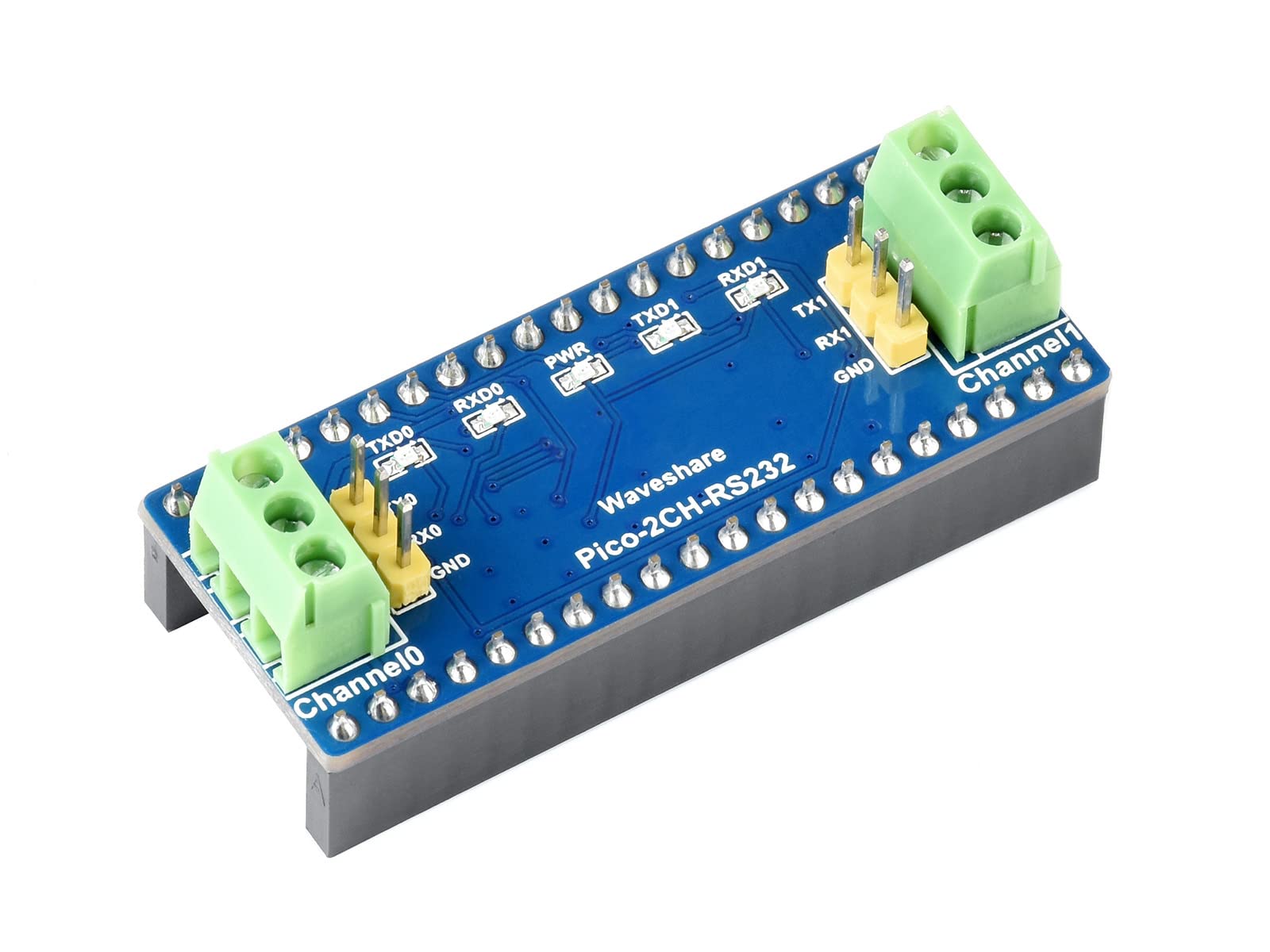 Waveshare 2-Channel RS232 Module for Raspberry Pi Pico SP3232EEN Transceiver UART to RS232