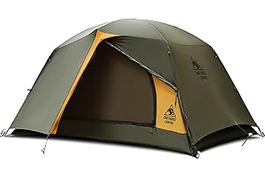 OneTigris Stella 4 Season Camping Tent Backpacking 2 Person Waterproof Lightweight Easy Setup Instant 3000mm Waterproof Rating Outdoor Hiking Tent