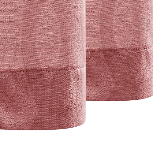 Privacy Light Filtering Curtains For Bedroom 63 Inch Length Modern