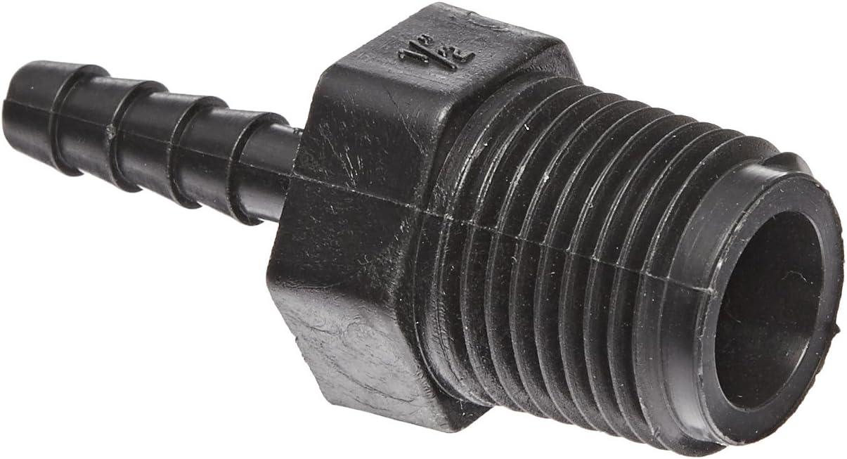 Banjo HB050-025 Polypropylene Hose Fitting, Adapter, 1/2