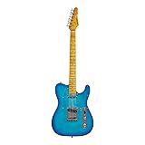 Leo Jaymz TL Style Electric Guitar with Flame Maple