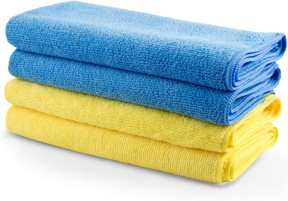 – Microfibre Miracle Cloths (4 Pack) for a Showroom Shine Finish