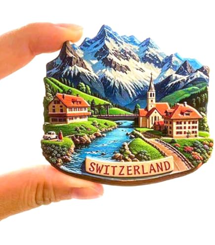Lugano Kühlschrankmagnet Personalisiert 78x53mm Städtemagnete