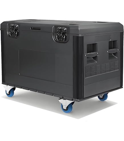 Amazon.com: ZLPOWER Cable Trunk Road Case Professional Stackable