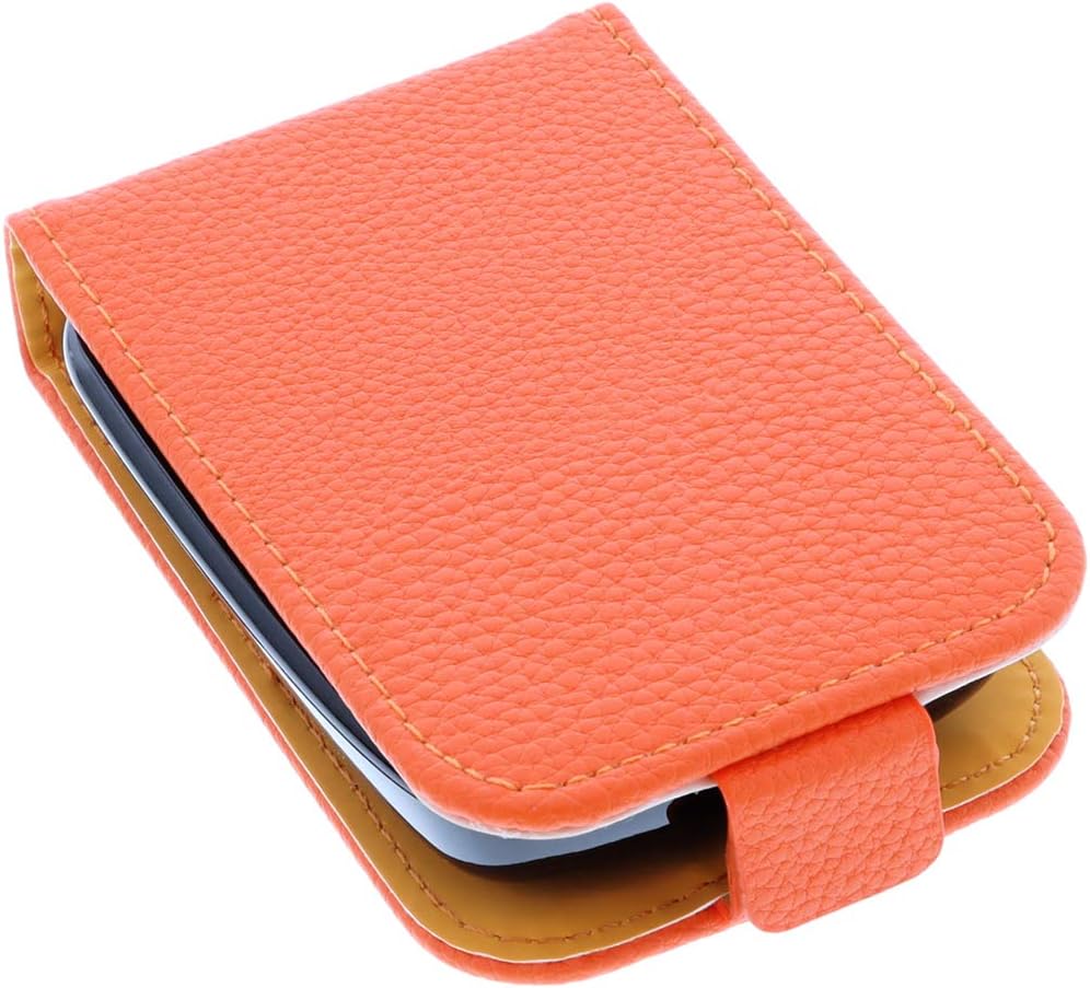 foto-kontor Case compatible with Abbott Freestyle Libre 2 Flip Style orange protection, Flip Orange - Image 3