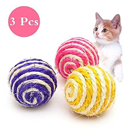 Namgiy Pelota de juguete para gatos, juguetes para gatos, perros y ...