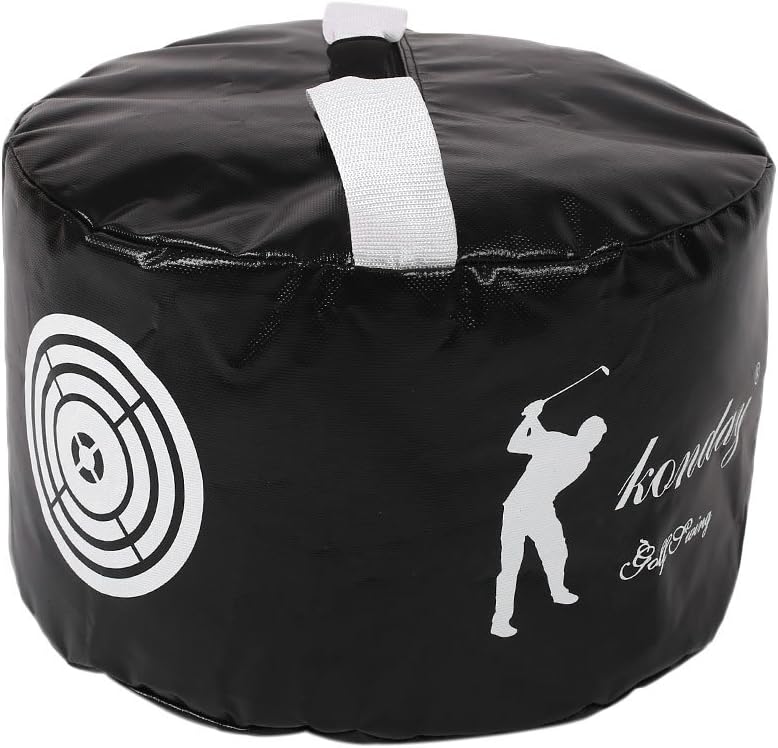 LISRUI Golf Power Impact Swing Aid Practice Training Smash Hit Strike Bag Trainer Black