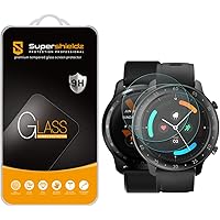 (2 Pack) Supershieldz Designed for TicWatch Pro 3 / TicWatch Pro 3 Ultra GPS Smartwatch Tempered Glass Screen Protector, Anti