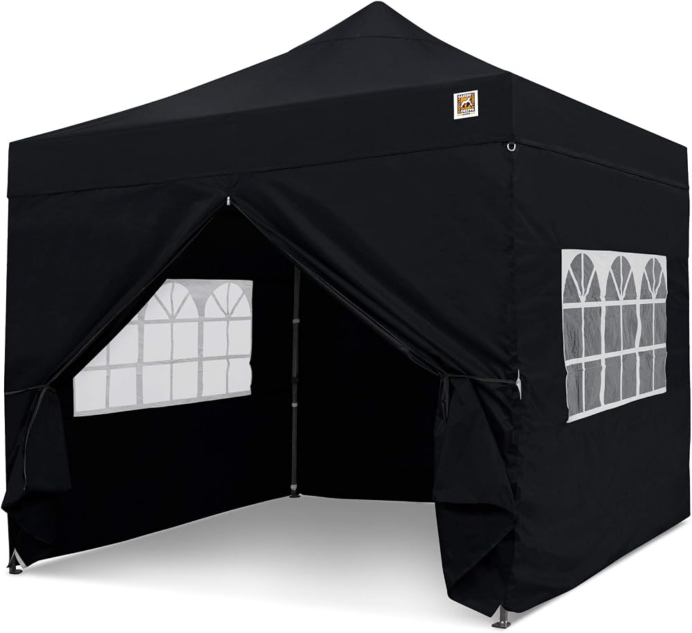 Gorilla Gazebo 3x3m Pop Up Heavy Duty Waterproof Market Stall with 4 Sides