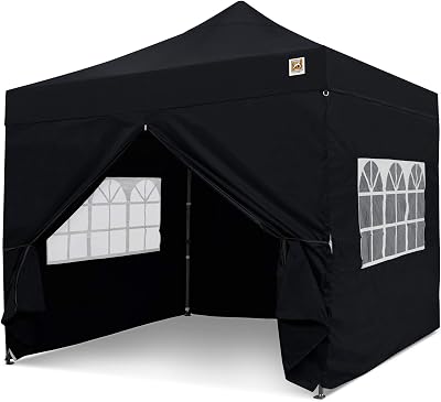 Gorilla Gazebo 3x3m Pop Up Heavy Duty Waterproof Market Stall with 4 Sides
