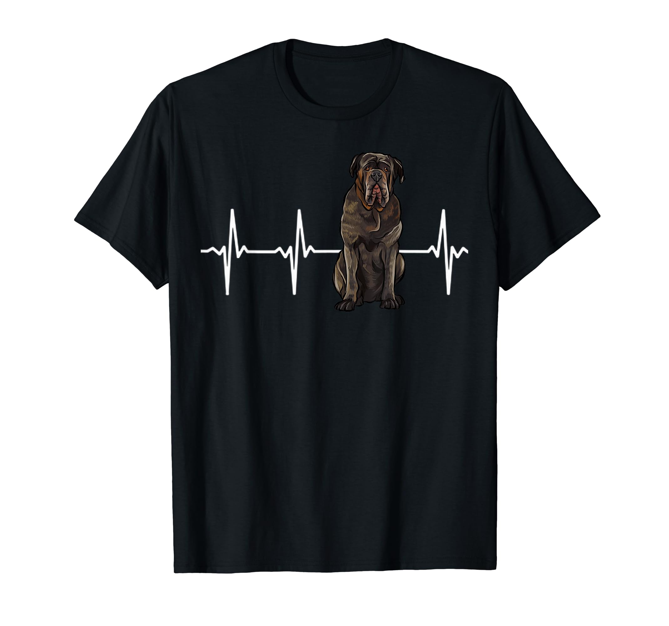 Neapolitan Mastiff Heartbeat Dog Lover T-Shirt