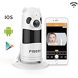 FREDI Baby Monitor Wireless WIFI IP Surveillance Camera 1080P HD Security Camera With Two-Way Talking,Infrared Night Vision,P2P Wps Ir-Cut Nanny Camera Motion Detection Loop recording(Without SD Card)