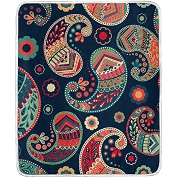 Amazon.com: Bohemian Hippie Print Throw Blanket ...