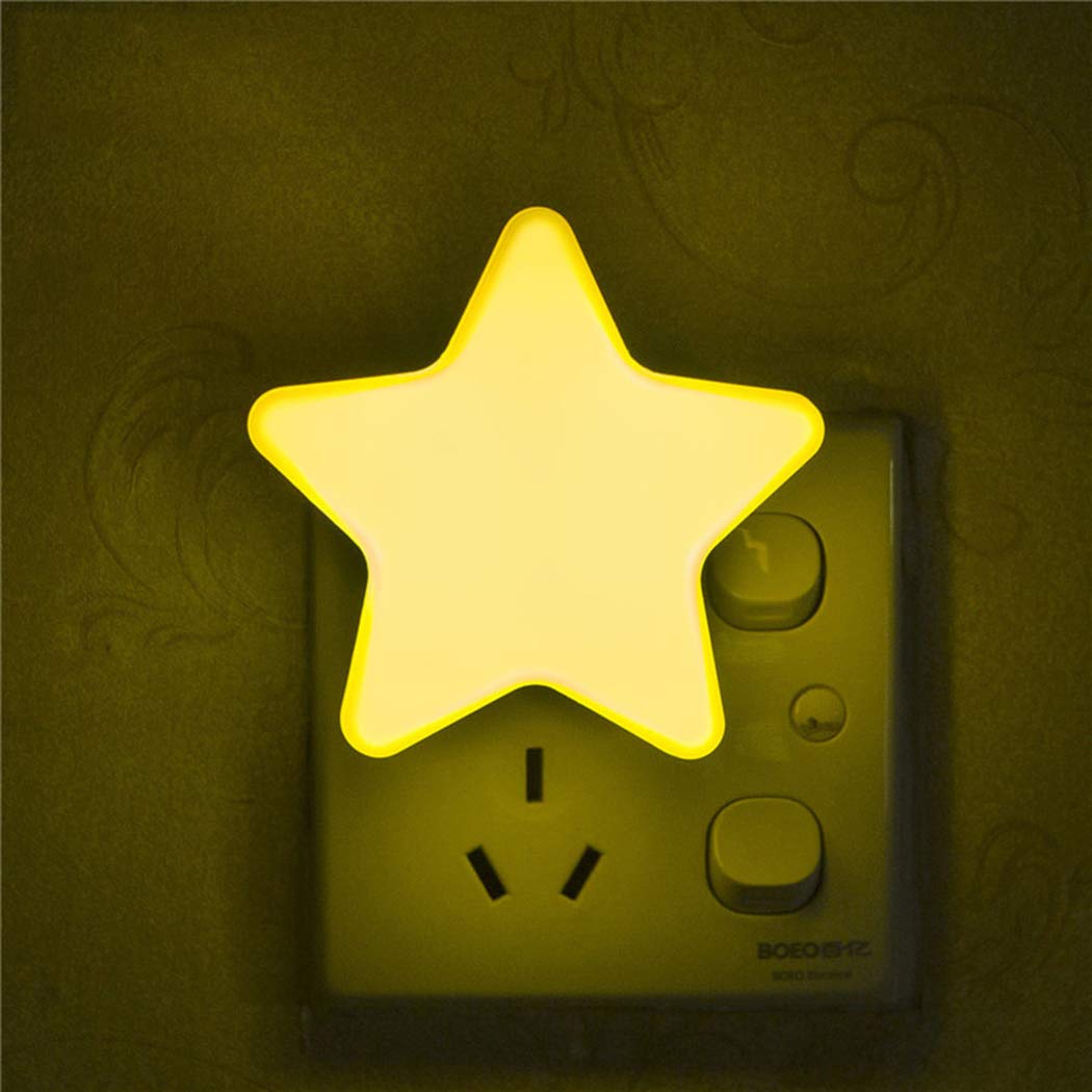 yagot Mini Pentagram Nachtlicht Kreative LED Sensor Lampe Schlafzimmer Wohnaccessoires Nachtlichter