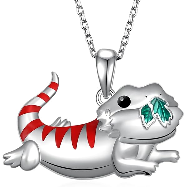 Lizard Necklace Bearded Dragon Jewelry Bearded Dragon Jewelry