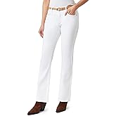 WallFlower Womens Luscious Curvy Belted Bootcut Mid-Rise Insta Stretch Juniors Jeans