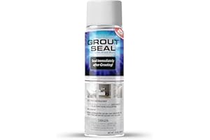 ADVANCED Sealers & Cleaners Ultimate Fast Grout Seal 15 Ounce – Aerosol Spray-On Instant Grout Sealer with Color Hold Technology – 800-1000 Linear Feet Per Can – 25 Year Protection - Made in America
