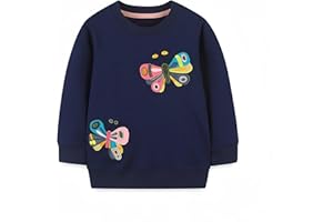 Toddler Boys Girls Sweatshirts Kids Long Sleeve Tops Crewneck Pullover Cotton Tee Halloween Outfit Christmas Clothes 2-7T