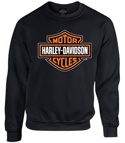 Harley-Davidson Men's Willie G Skull Long Sleeve Tee, Black