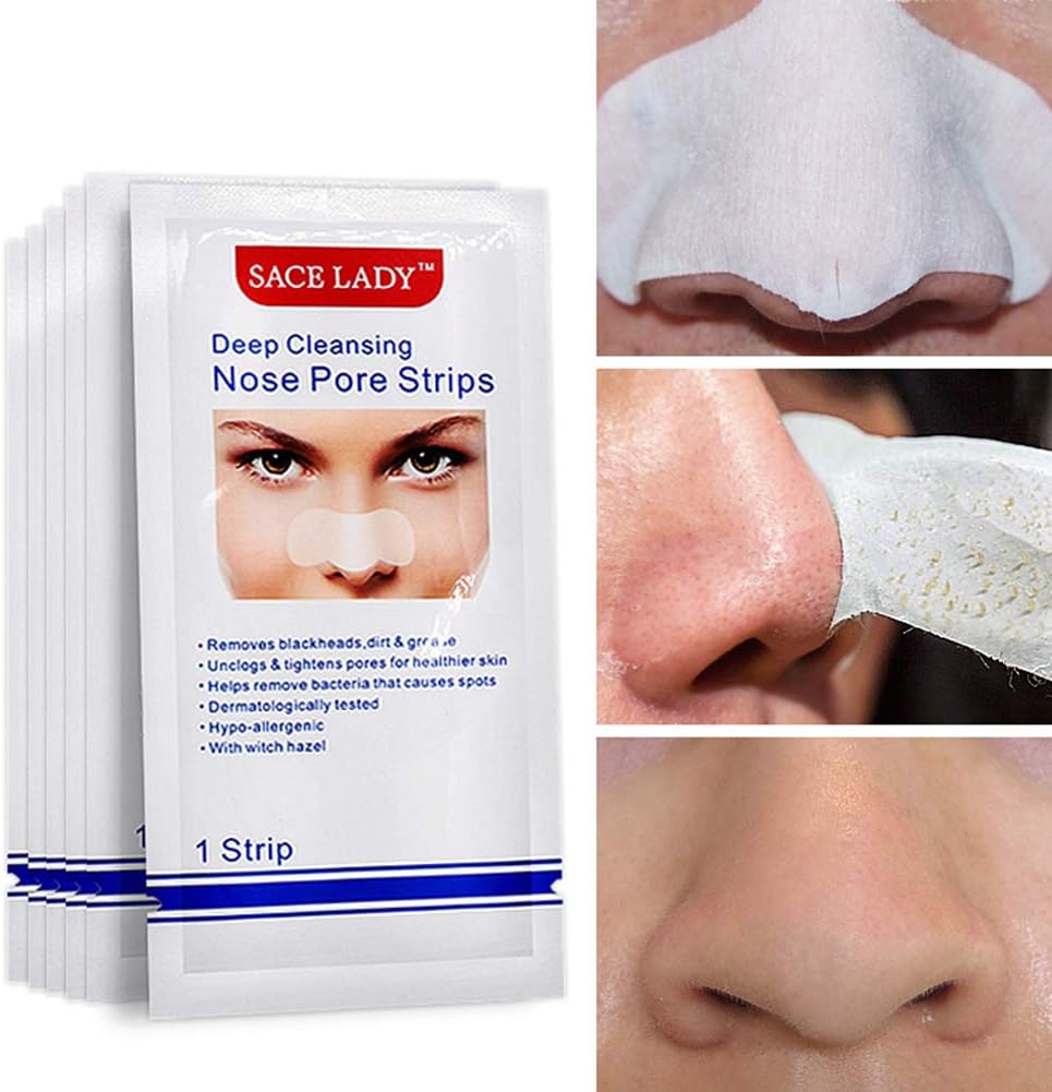 Blackhead Strips, ELINKMALL Nose Strip Control Oil Remove Pimples Blackheads Cleaning Pores Cleansing Pore Strips