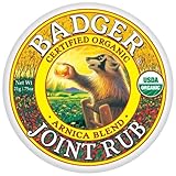Badger Joint RUB Balm Certified Organic Arnica Blend Sore, Achy Joint Relief 21g