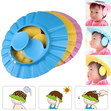 Buy Zizly Childrens Bathing Shower Cap Baby Shower Cap Soft Baby