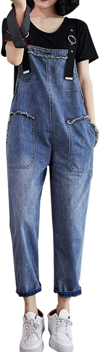 jean overall jumpsuit