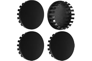 THE MECHANIC SHOP 3.25Inch 83MM Wheel Center Caps for Chevrolet Chevy GMC Colorado Tahoe Suburban Silverado Sierra 1500 Rim Hub Caps, Pack of 4 (Matte Black, Outer 83MM, Inner 73MM, Easy DIY Installation)
