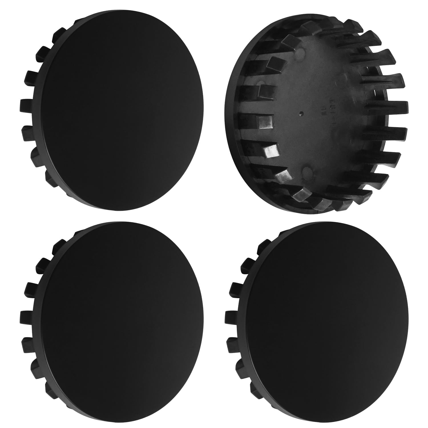Photo 1 of 3.25Inch 83MM Wheel Center Caps for Chevrolet Chevy GMC Colorado Tahoe Suburban Silverado Sierra 1500 Rim Hub Caps, Pack of 4 (Matte Black, Outer 83MM, Inner 73MM, Easy DIY Installation)