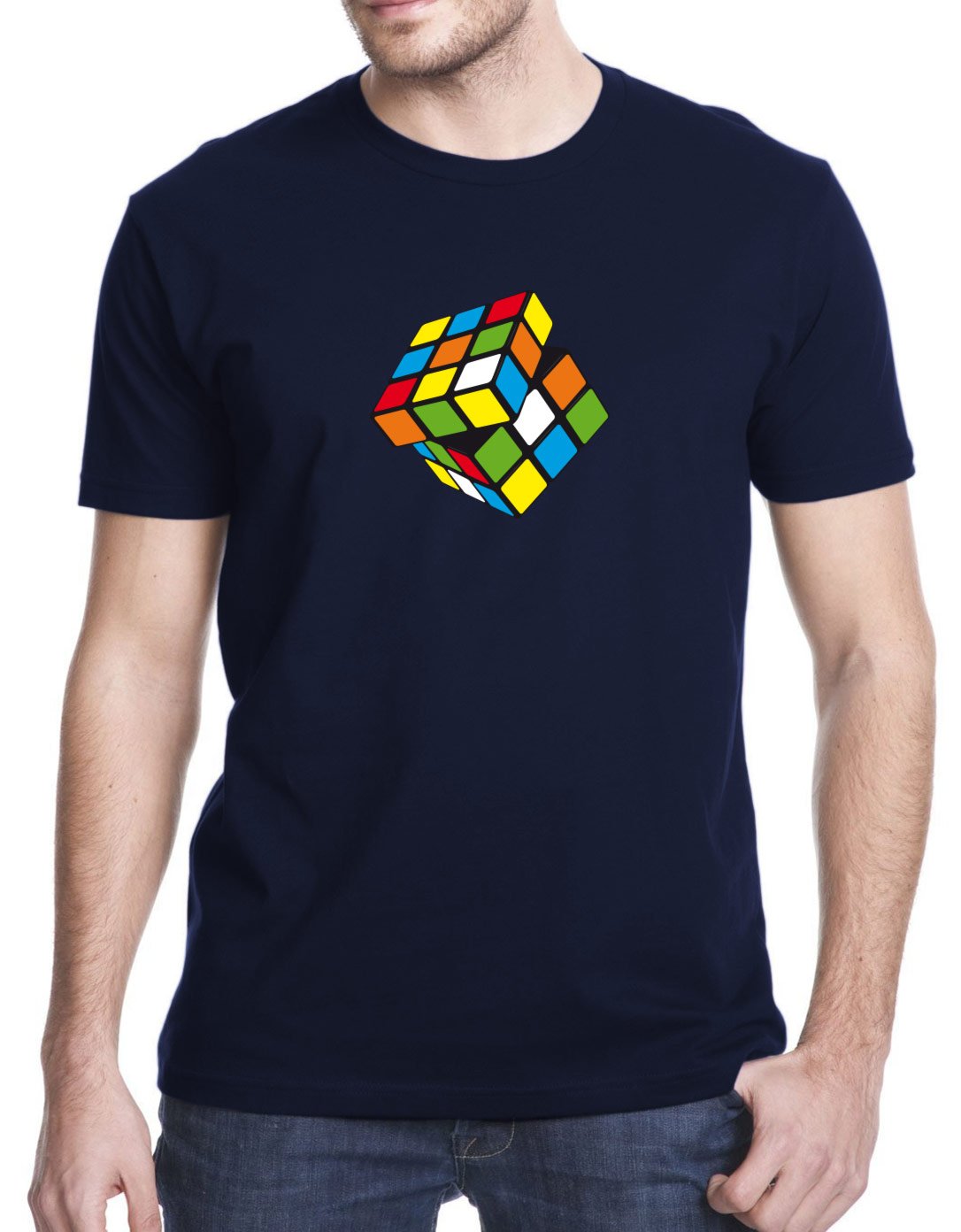 Rubik S Cube Retro 80s T Shirt 6176 Jznovelty