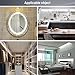 LED Strip Lights White, SOLMORE Dimmable LED Light Strip Kit with Power Supply 240LEDs 4m/13ft Waterproof Touch Strip Lights LED Rope Lights Tape Light for Kitchen Under Cabinet Room Bedroom Wedding