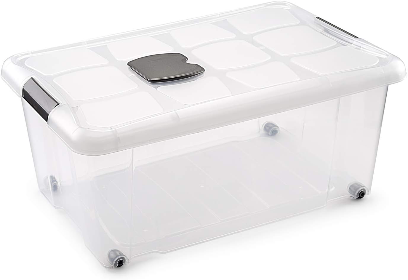 Metaltex - Caja de Ordenación con Ruedas 36 L (59 x 40 x 25 cm): Amazon.es: Hogar