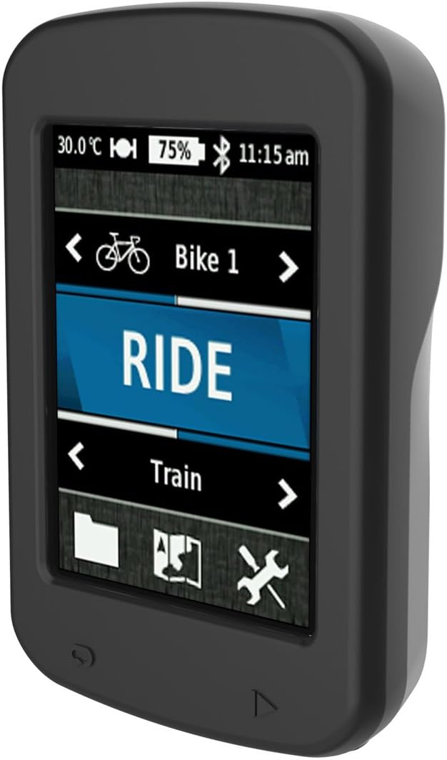 LOKEKE Silicone Protective Case Cove For Garmin Edge 820 (Black) - Image 4