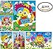 Vytung Mosaic Sticker Art Kits for Kids Animals Elephant Cat Butterfly Flower(Pack of 4)