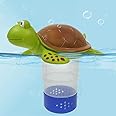 Blufree Chlorine Floater, Floating Chlorine Dispenser for Pools, Cute Animal Floating Chlorinator Pool Tablet Dispenser Chlorine Basket for Chemical Tablets Fits 3 Inch Tabs Bromine Holder