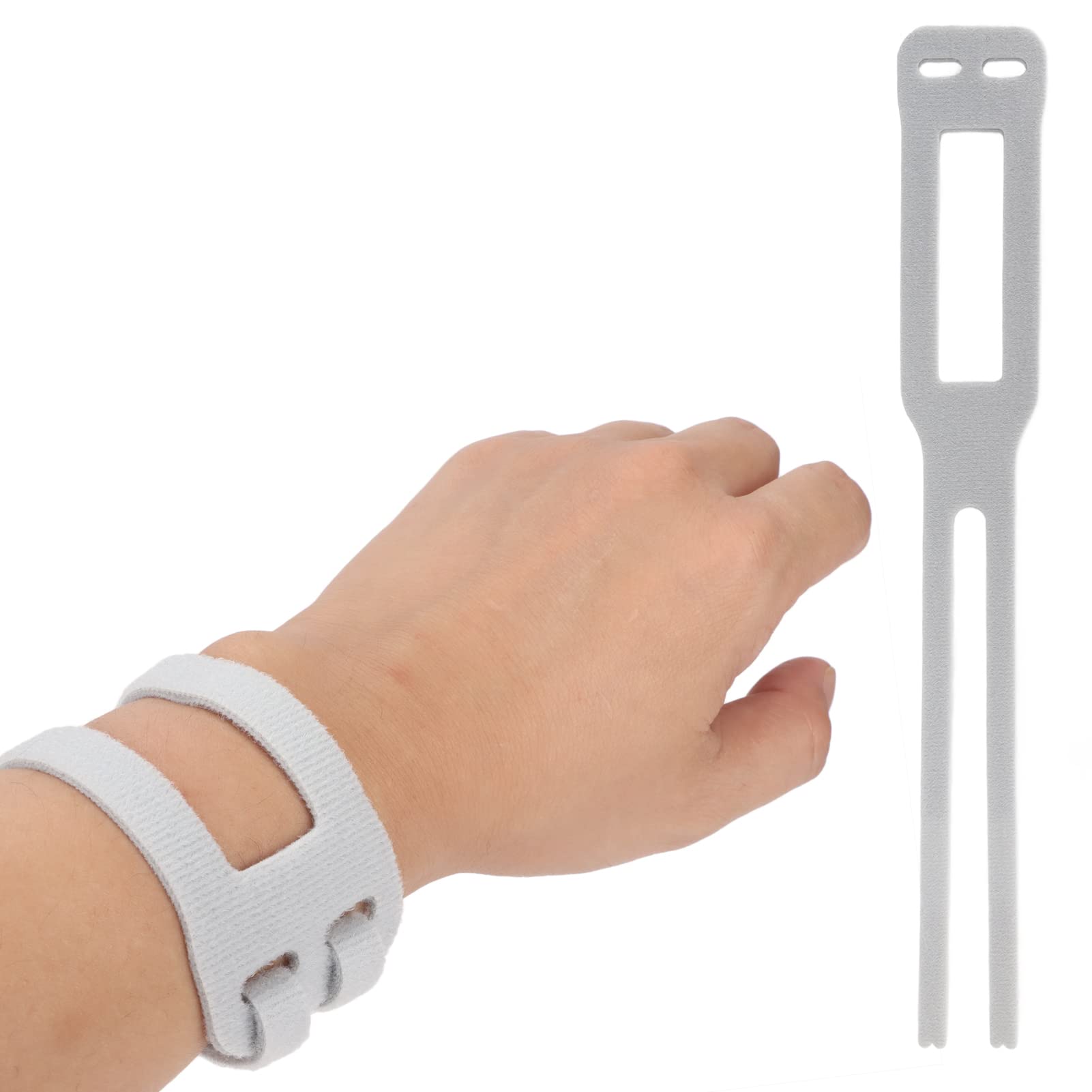 Wrist Brace for TFCC Tears, Breathable Thin Sport Wrist Brace for Left and Right, Adjustable Lightweight Wrist Straps Support for Weight Bearing Strain, Exercise, Yoga(Gray)