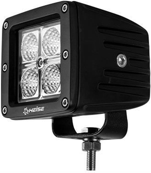 Heise 3 Inch 4 Led Cube Light, Black