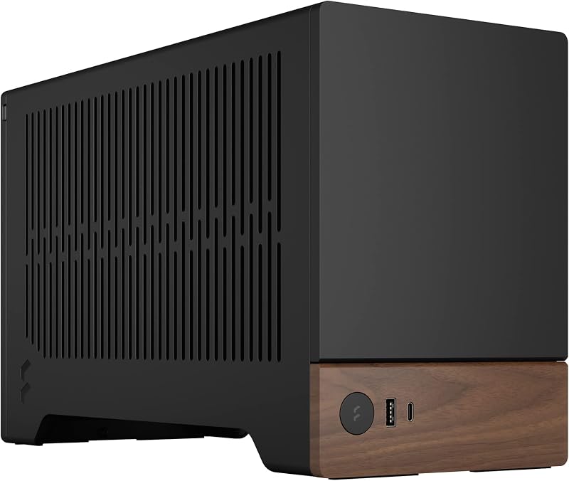 Fractal Design Terra Graphite Wood Walnut Front Panel ITX Gaming Case